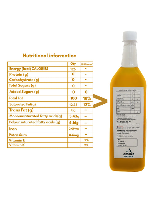 Wood pressed Sesame oil